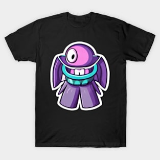 One-eyed sticker T-Shirt